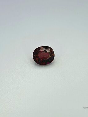 Red Raspberry Tourmaline 1.55ct Oval Loose Gemstone Jewelry Making Supply